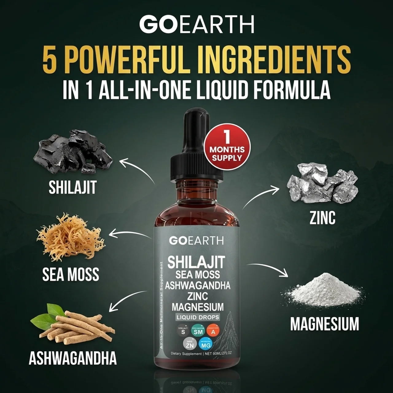 Organic Shilajit Drops Complex